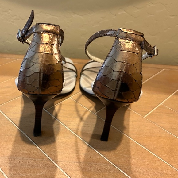 Calvin Klein Bronze Heels - Picture 4 of 6